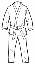 Brazilian Jiu-jitsu: Gi Coloring Page Activity
