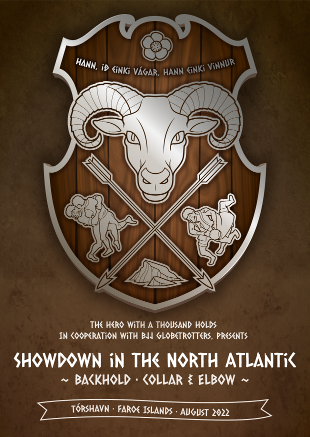 Poster design for Showndown in the North Atlantic.