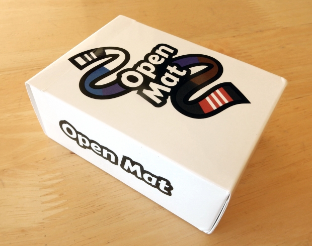 Open Mat card game: box front