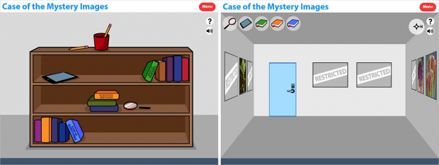 Screenshots from Case of the Mystery Images